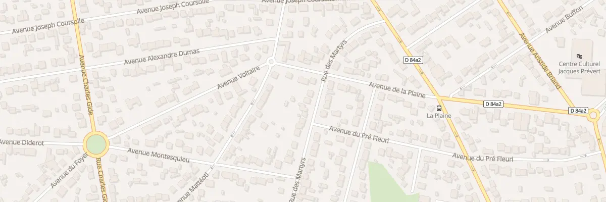 Plan du 47 Rue des Martyrs à Villeparisis