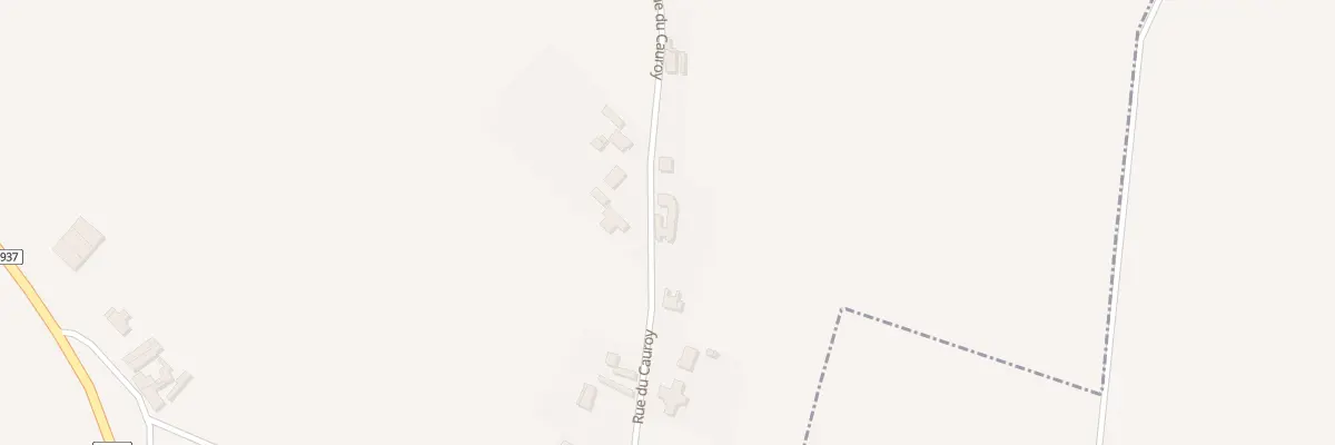 Plan du 830 Rue du Cauroy à Gonnehem