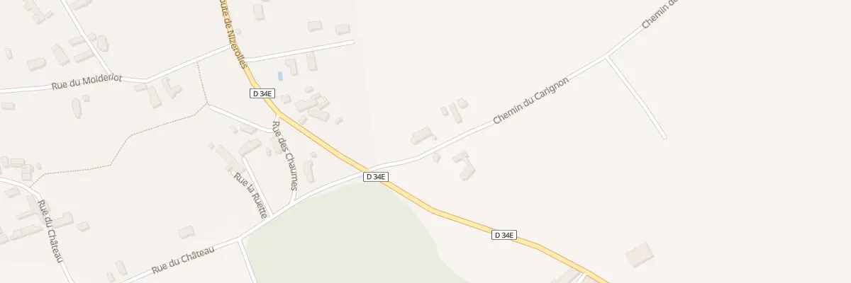 Plan du 1 Che du Carignon à Bussy
