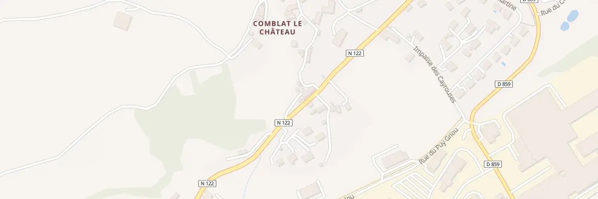 Plan du 5632 Comblat Le Chateau à Vic-sur-Cère