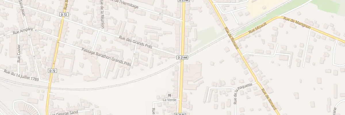 Plan du 84 Rue des Grands Prés à Montluçon