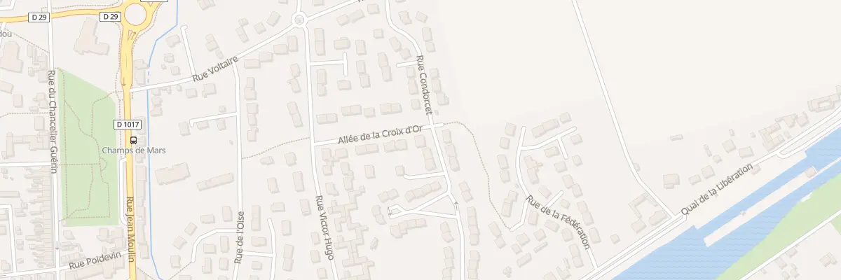Plan du 43 Rue Condorcet à Pont-Sainte-Maxence