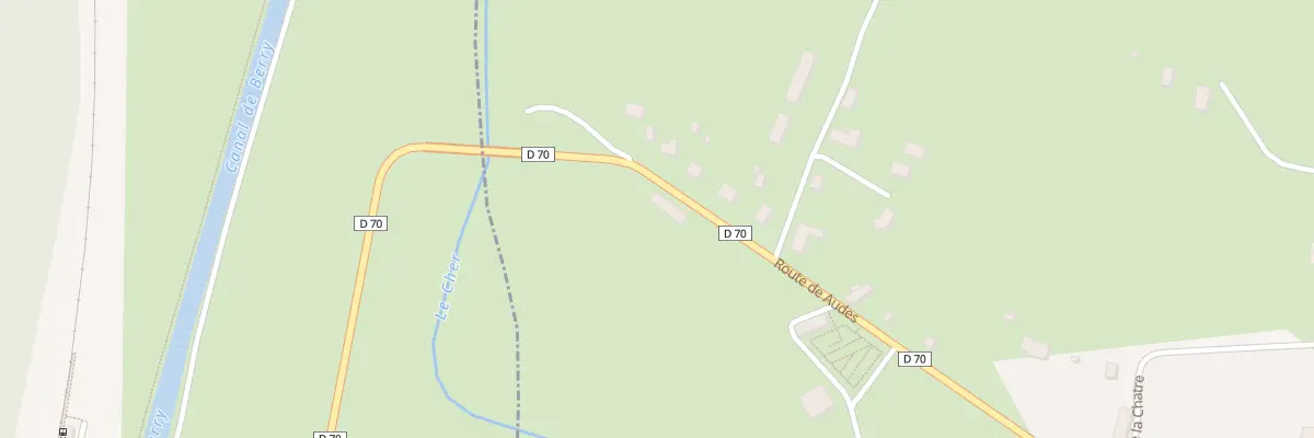 Plan du 17 Rte de Audes à Reugny