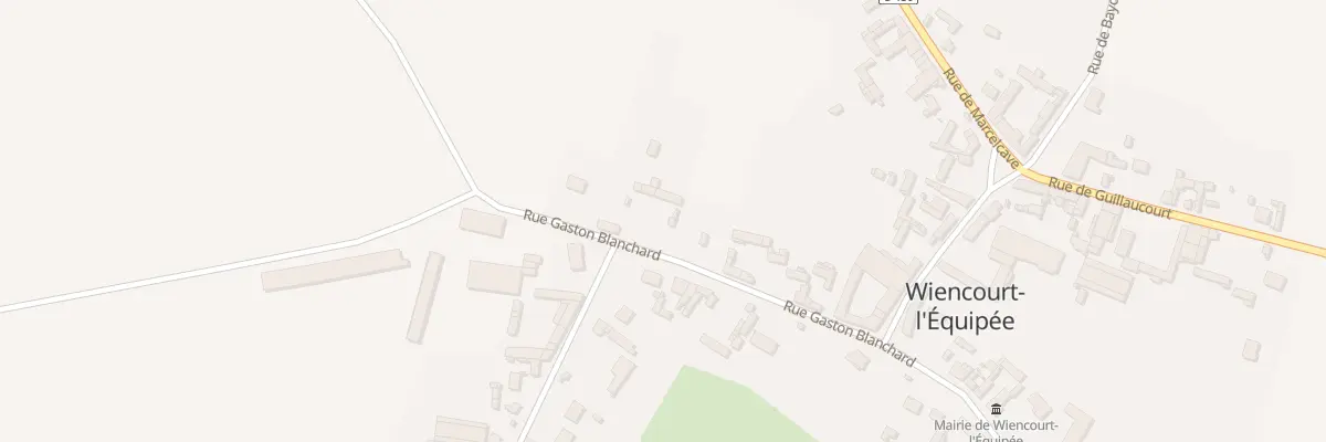 Plan du 24 Rue Gaston Blanchard à Wiencourt-l’Équipée