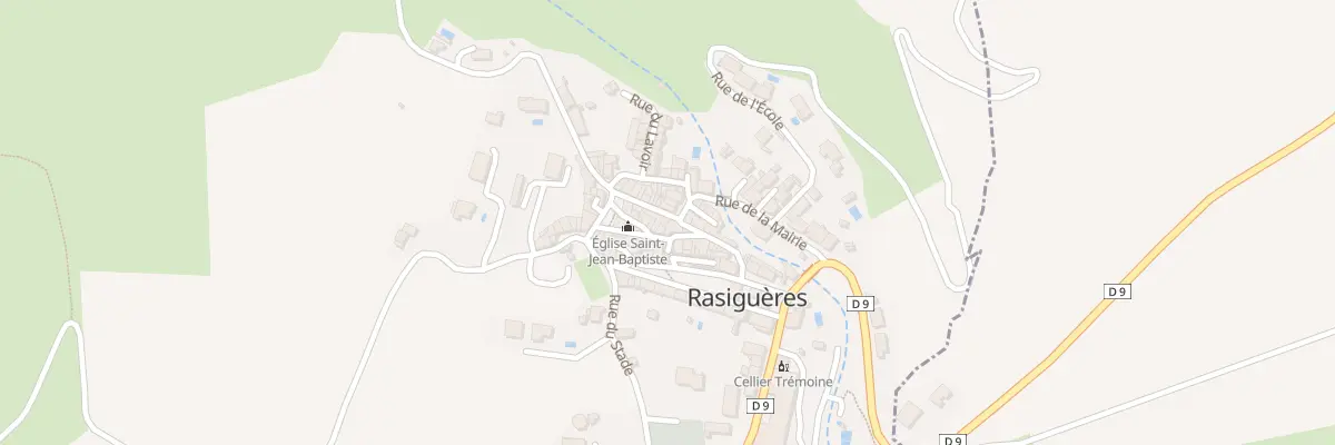 Plan du 47 Village à Rasiguères