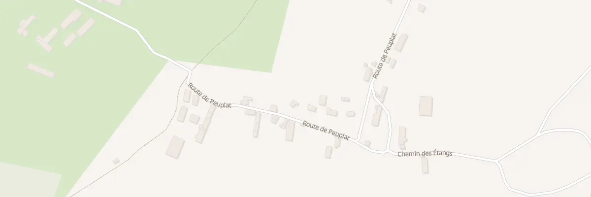 Plan du 798 Rte de Peuplat à Saint-Genest