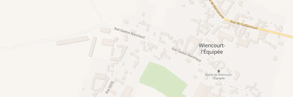 Plan du 15 Rue Gaston Blanchard à Wiencourt-l’Équipée