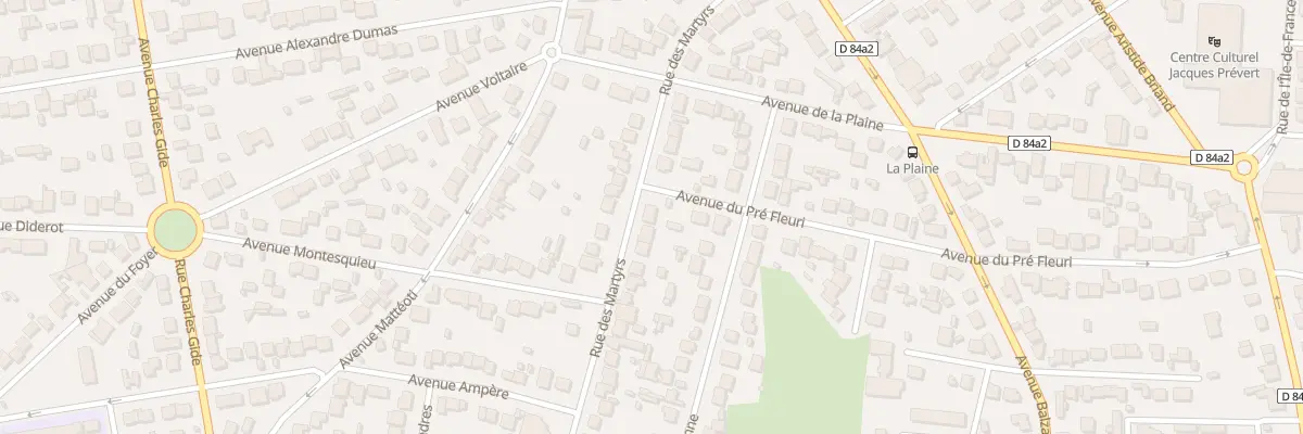 Plan du 55 Av du Pré Fleuri à Villeparisis