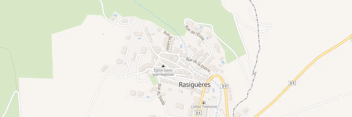 Plan du 69 Village à Rasiguères