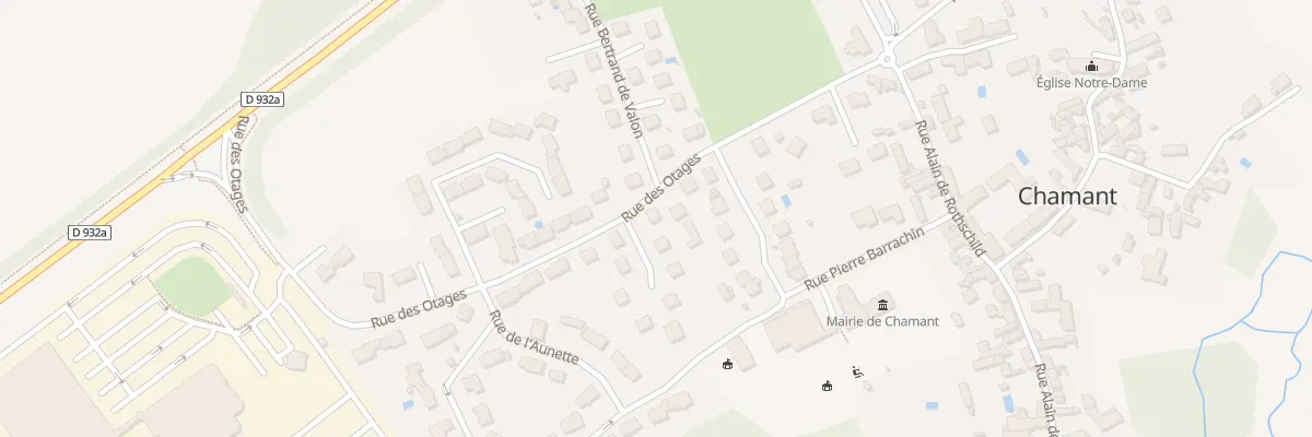 Plan du 11 Rue des Otages à Chamant