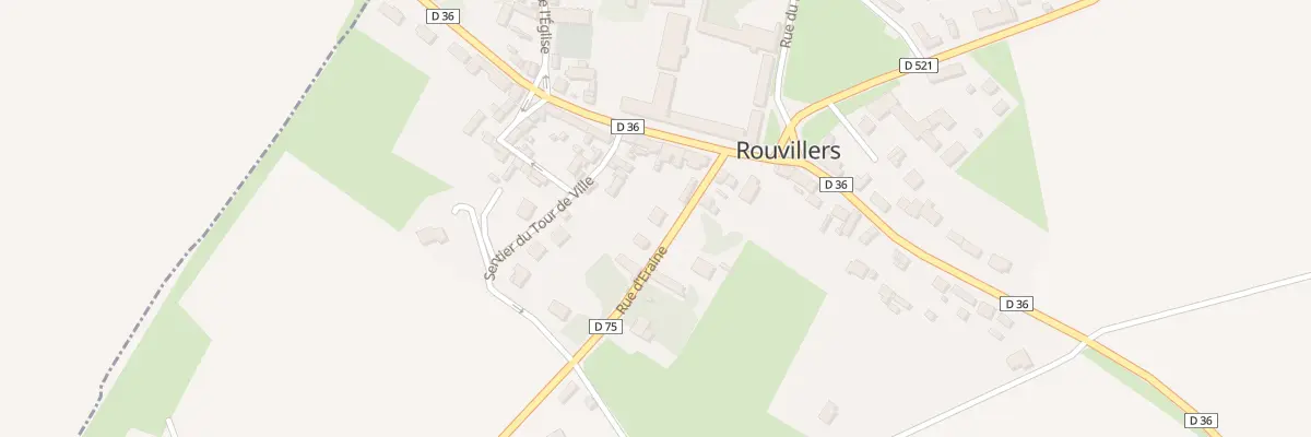 Plan du 2T Rue d’Eraines à Rouvillers