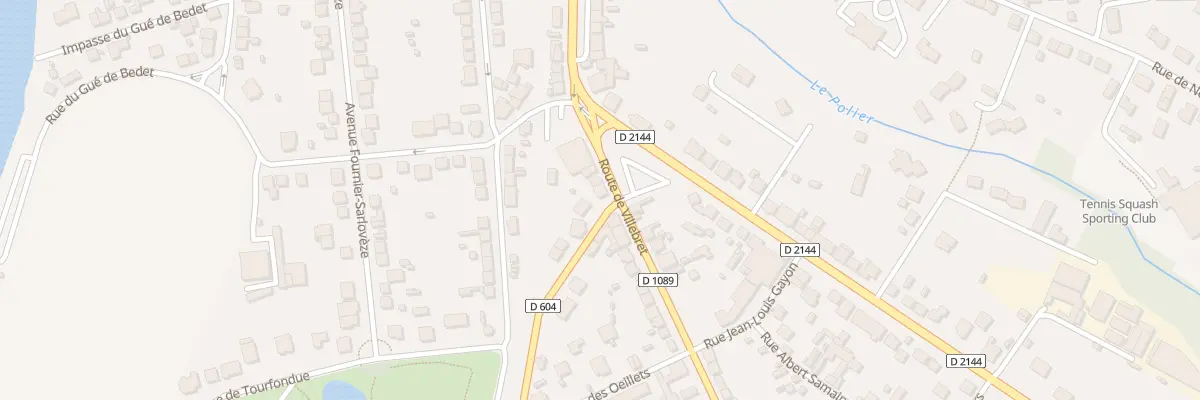 Plan du 6B Rte de Villebret à Montluçon