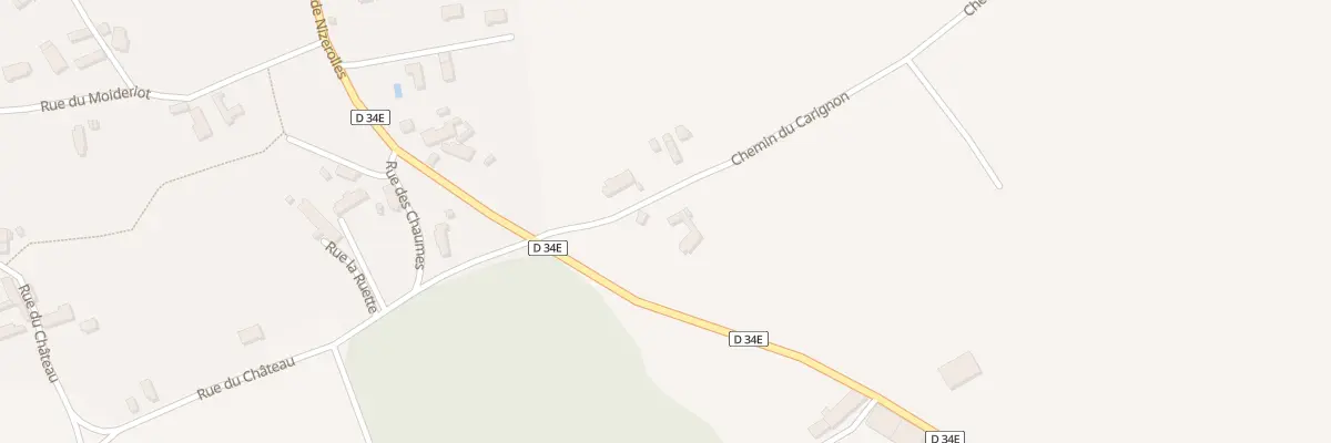 Plan du 2 Che du Carignon à Bussy