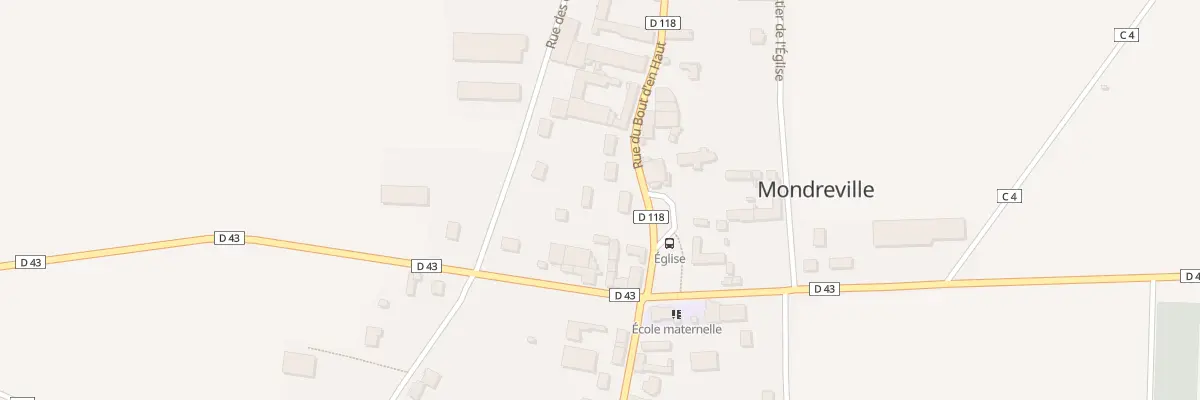 Plan du 5 Rue du Bout d’En Haut à Mondreville