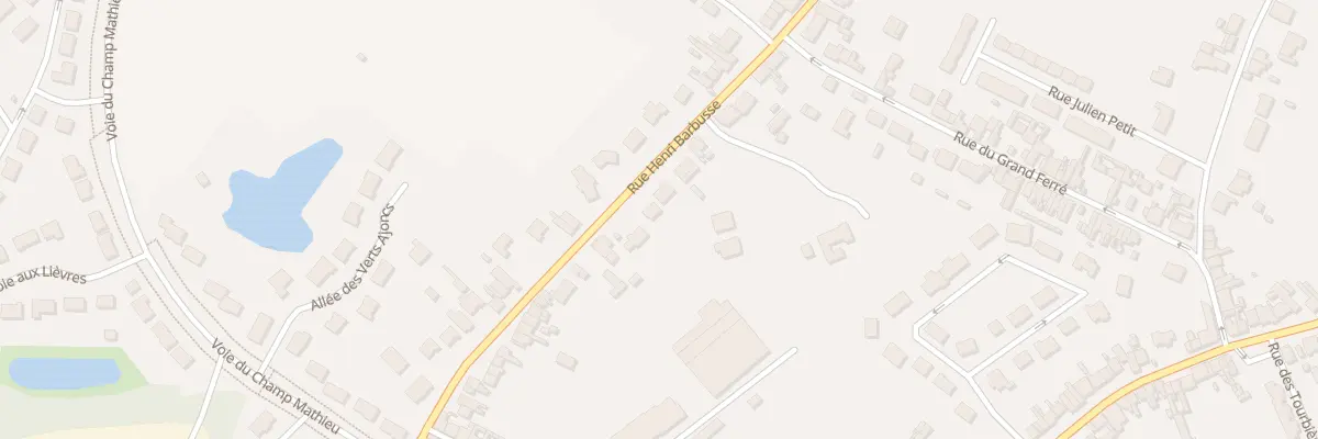 Plan du 613 Rue Henri Barbusse à Annezin