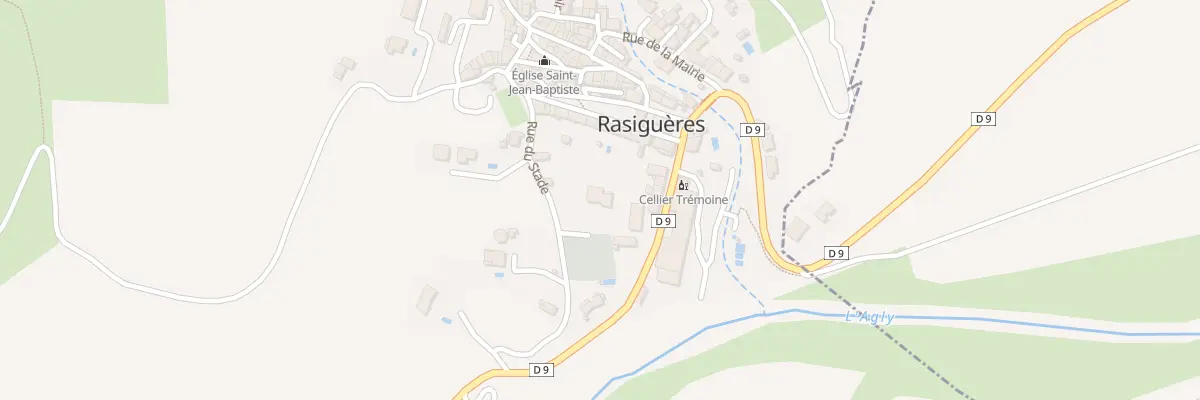 Plan du 6 Rue du Stade à Rasiguères