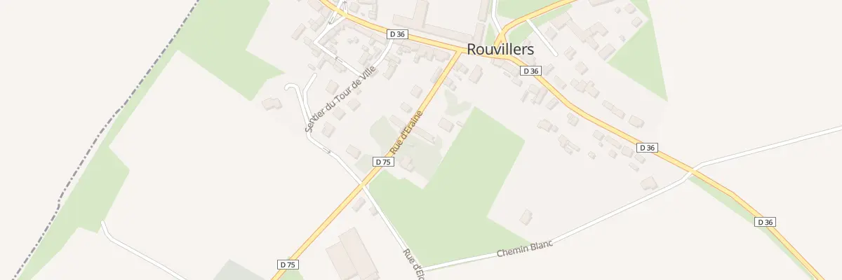 Plan du 9 Rue d’Eraines à Rouvillers