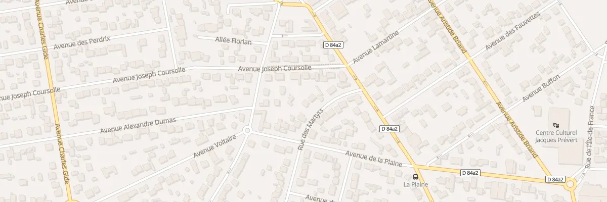 Plan du 61 Rue des Martyrs à Villeparisis
