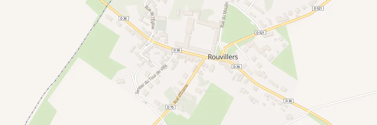 Plan du 14 Gr Grand’Rue à Rouvillers