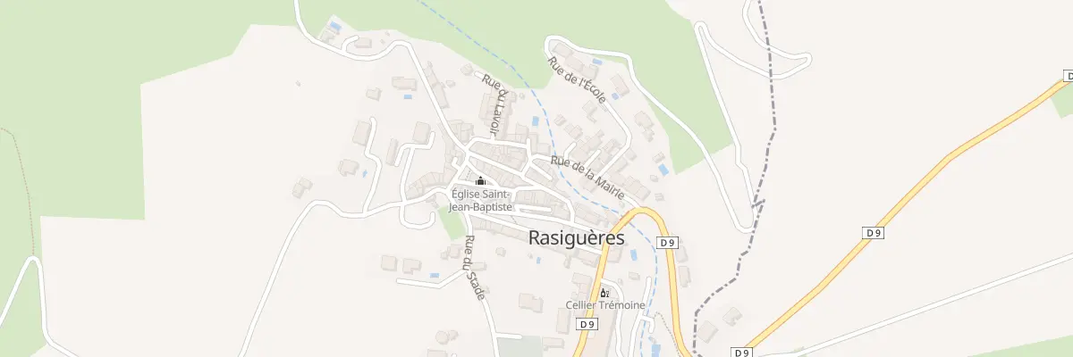 Plan du 43 Village à Rasiguères