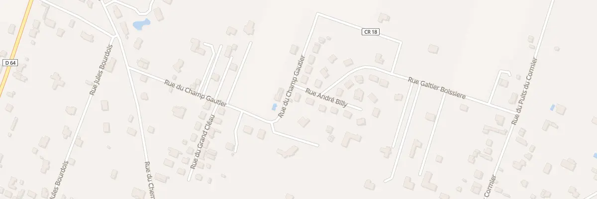 Plan du 22 Rue du Champ Gauthier à Barbizon