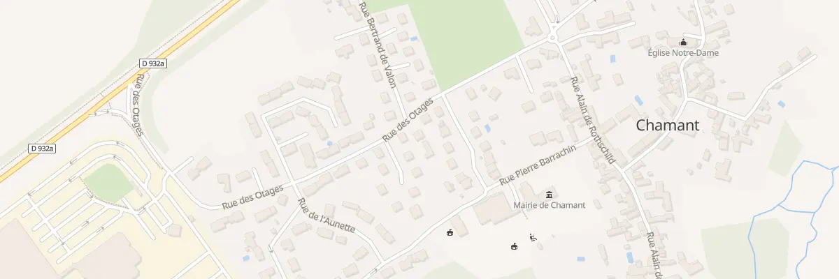 Plan du 9 Rue des Otages à Chamant