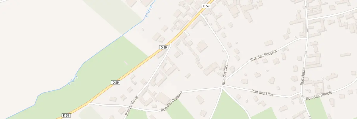 Plan du 1 Rue de Gouy à Wanquetin