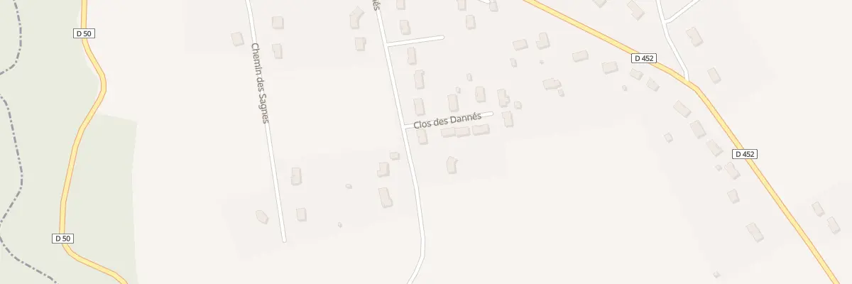 Plan du 277 Che des Dannes à Villebret