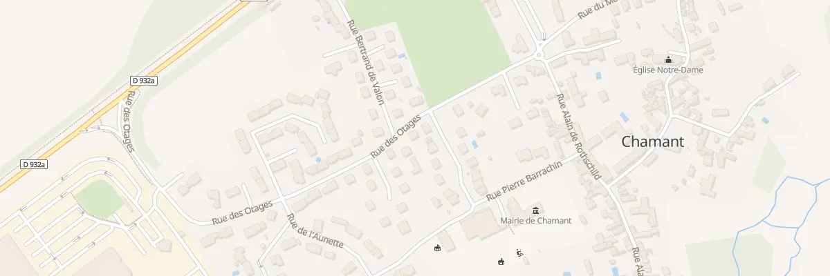 Plan du 7 Rue des Otages à Chamant