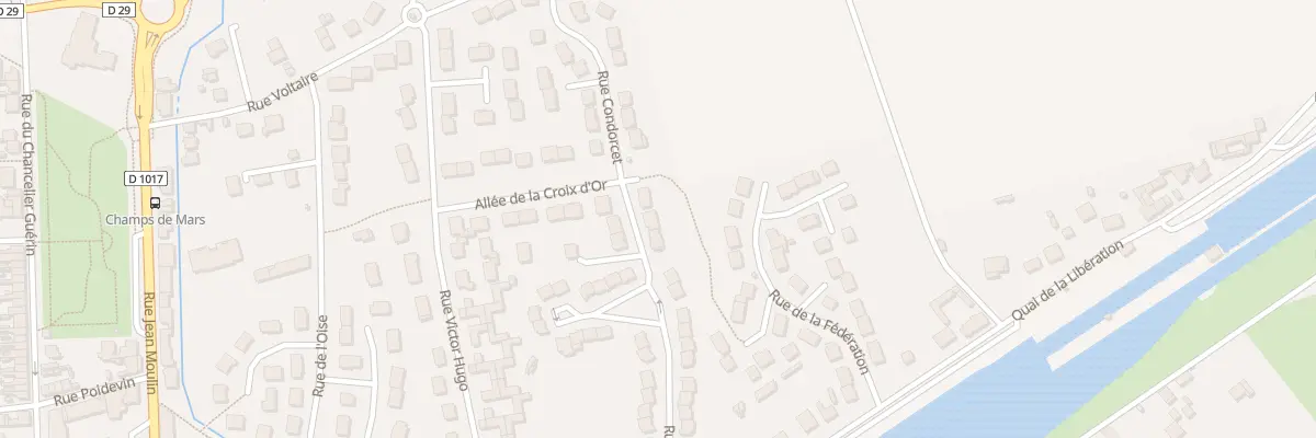 Plan du 26 Rue Condorcet à Pont-Sainte-Maxence