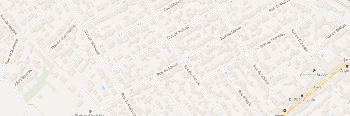 Plan du 41 Rue du Plessis à Pontault-Combault