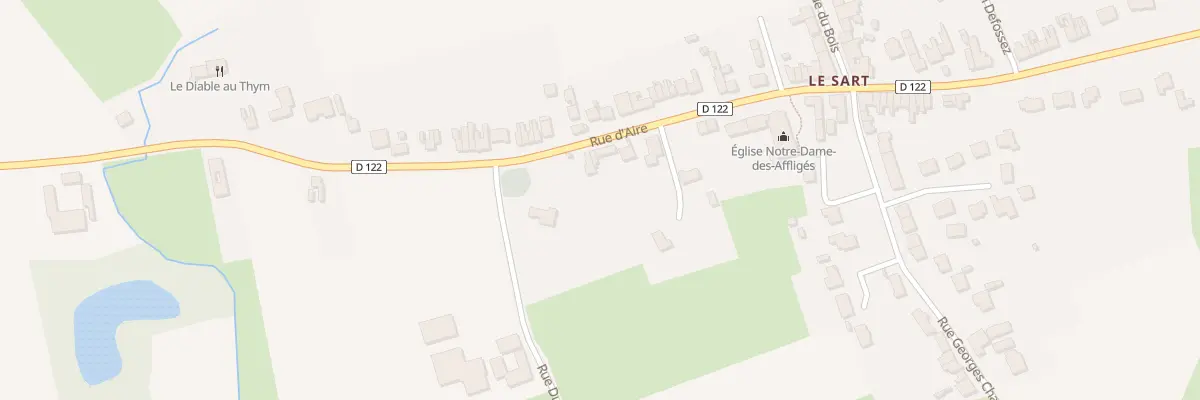 Plan du 219 Rue d’Aire à Merville