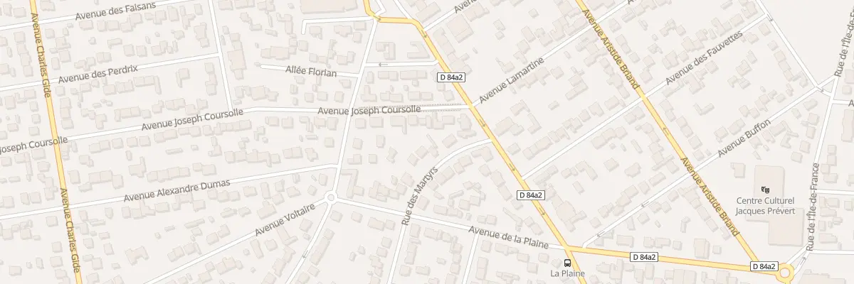Plan du 65 Rue des Martyrs à Villeparisis