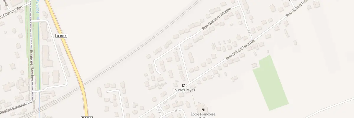Plan du 24 Rue des Courtes Raies à Pont-Sainte-Maxence