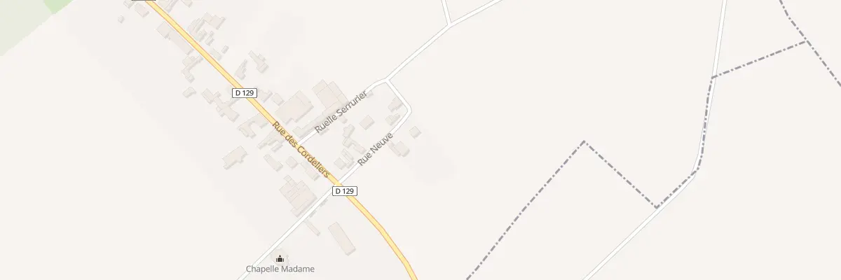 Plan du 8 Rue Neuve à Mailly-Maillet
