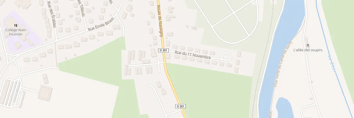 Plan du 4 Rue du 11 Novembre à Vallon-en-Sully