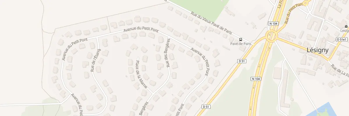 Plan du 18 Rue des Bergères à Lésigny