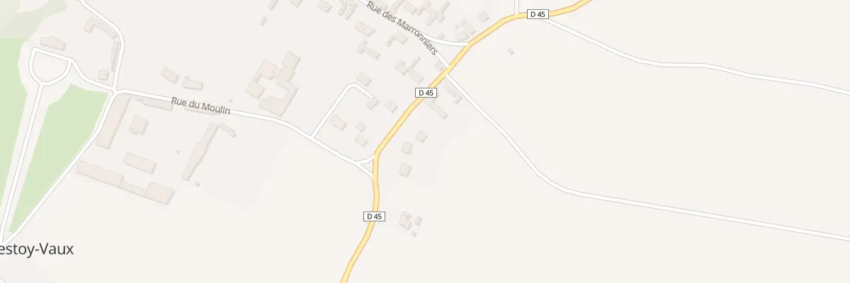 Plan du 104 Rue de la Croix Blanche au Frestoy-Vaux