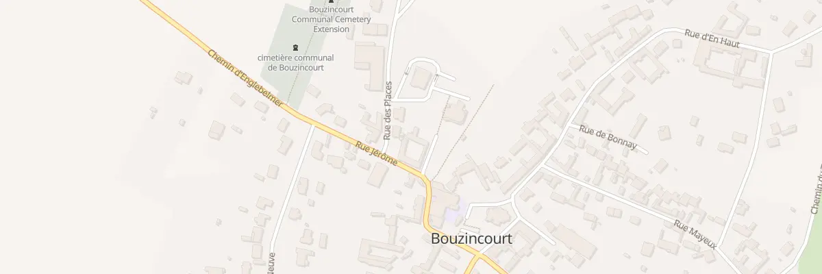 Plan du 86 Rue Jérome à Bouzincourt