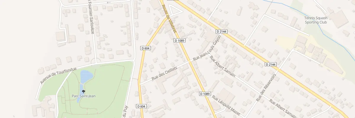 Plan du 24 Rte de Villebret à Montluçon