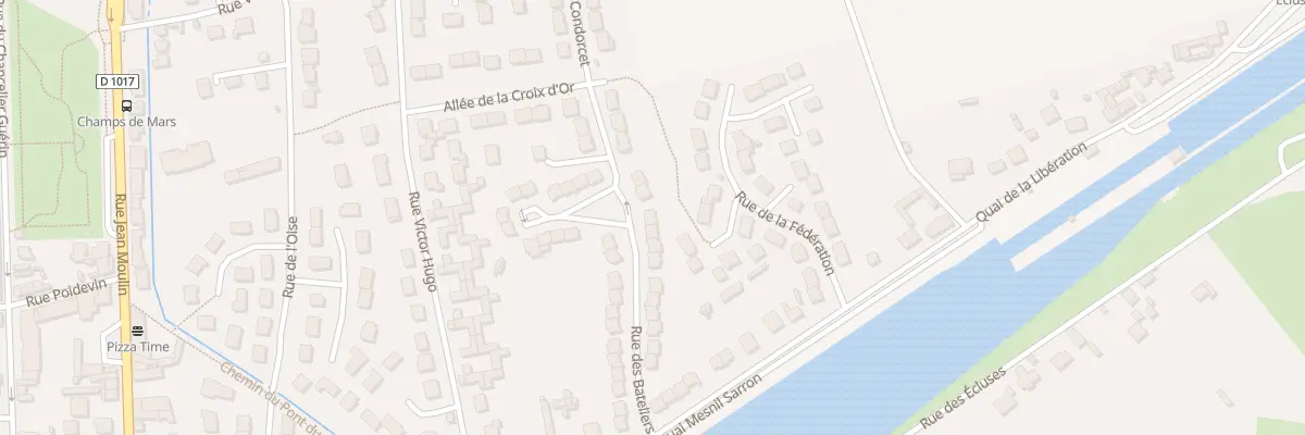 Plan du 152 Rue des Bateliers à Pont-Sainte-Maxence