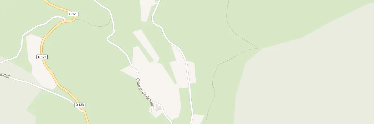 Plan du 1000 Che de Granan à Cucugnan