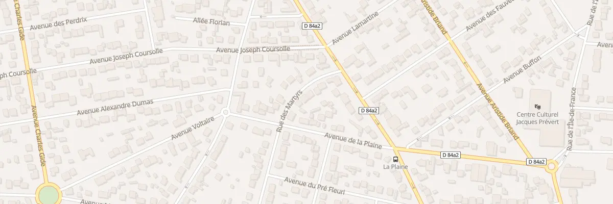 Plan du 52 Rue des Martyrs à Villeparisis