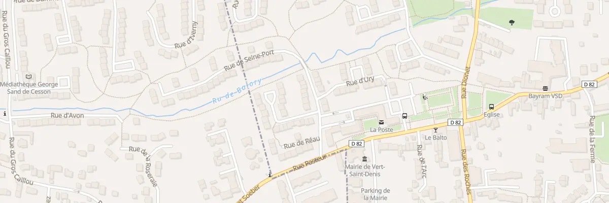 Plan du 2 Rue de Seine-Port à Vert-Saint-Denis