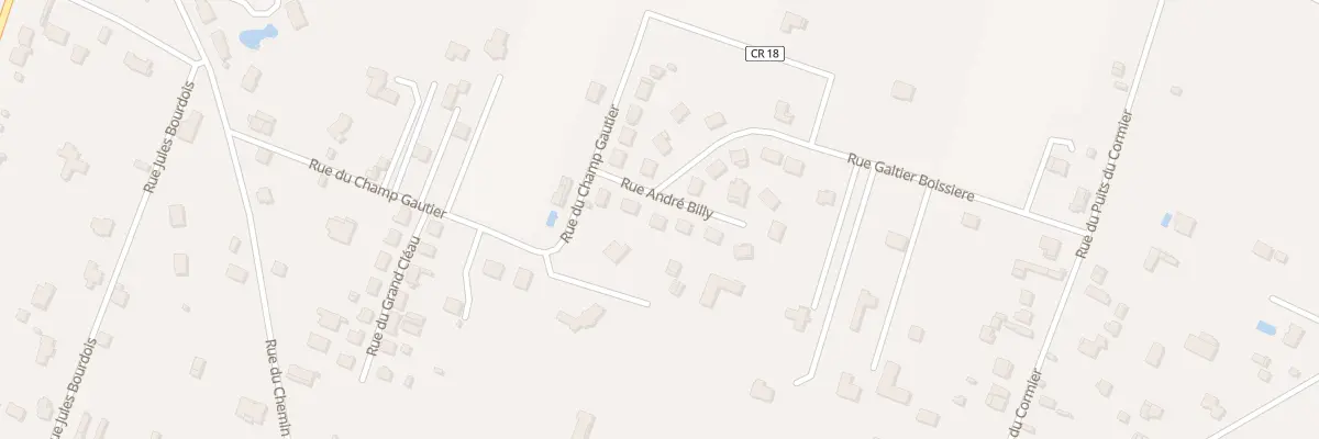 Plan du 6 Rue André Billy à Barbizon