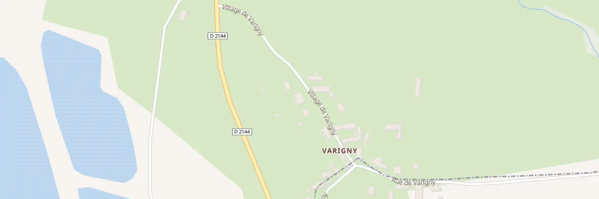 Plan du 4 Vge de Varigny à Reugny