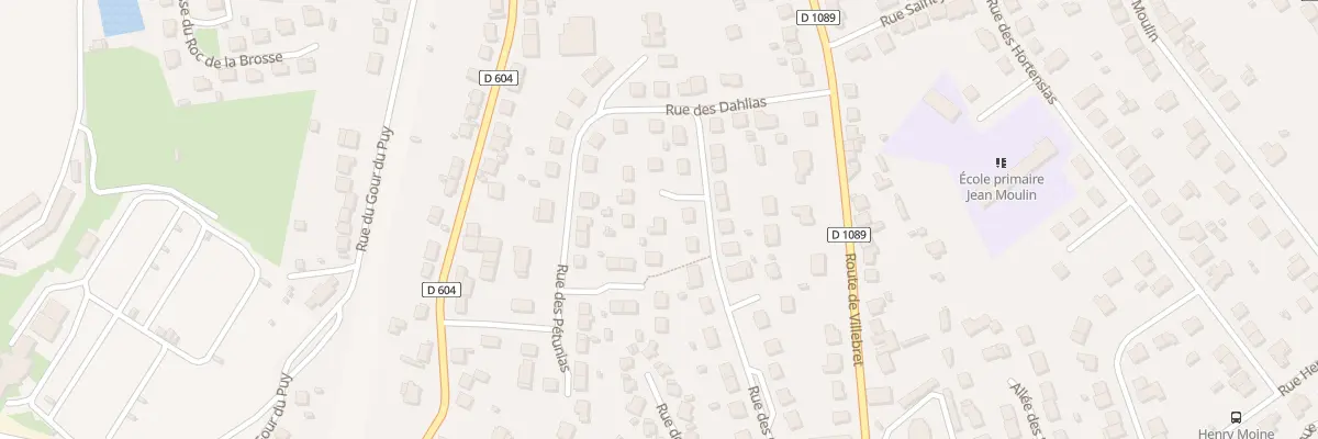 Plan du 1 Sq des Iris à Montluçon