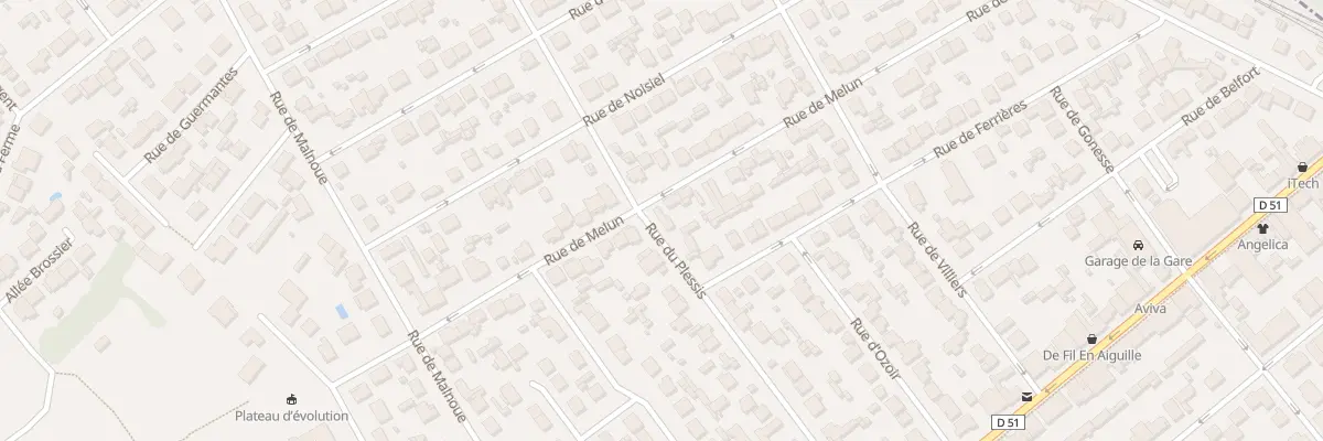 Plan du 36 Rue du Plessis à Pontault-Combault