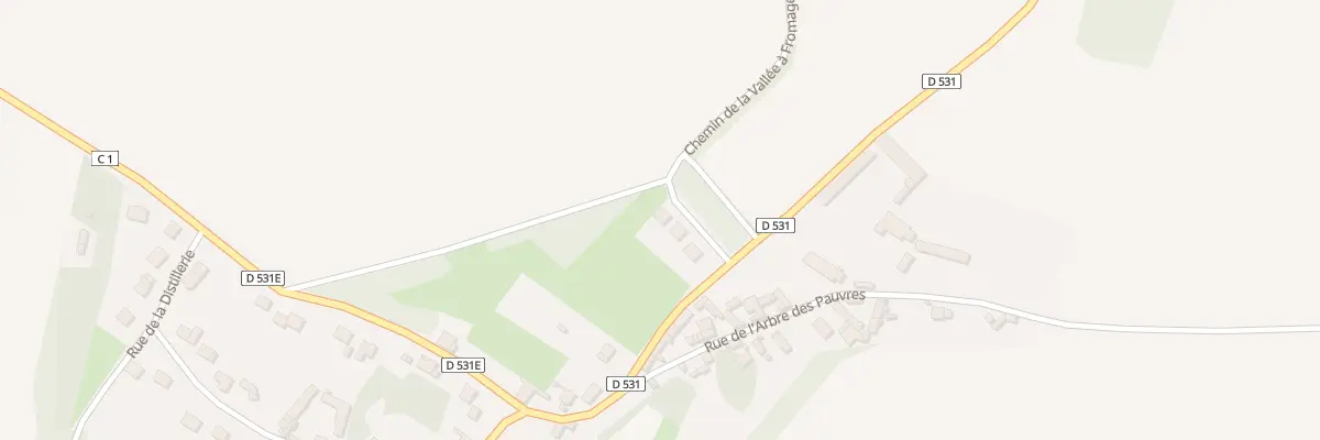 Plan du 2B Che de la Vallee a Fromage à Grandvillers-aux-Bois