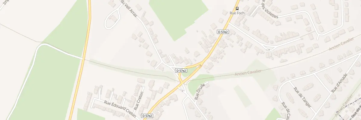 Plan du 292 Rue de Fresnicourt à Barlin